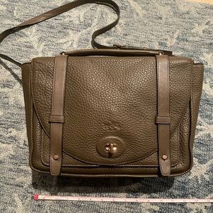 Coach Bleecker Brooklyn Pebbled Leather Satchel